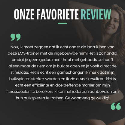 Activora EMS-Buik en Armtrainer